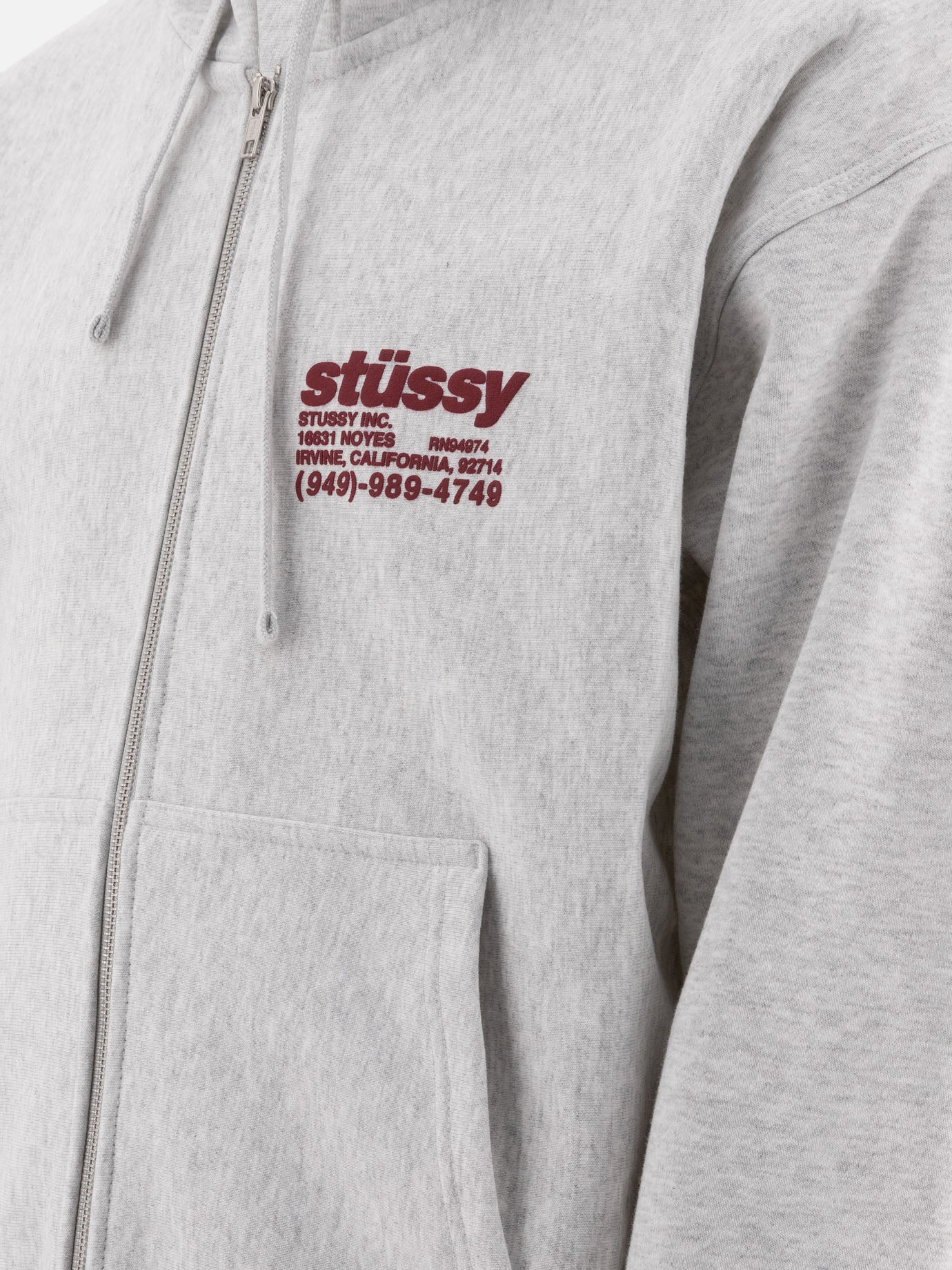 Stüssy "DNA" hoodie Grey