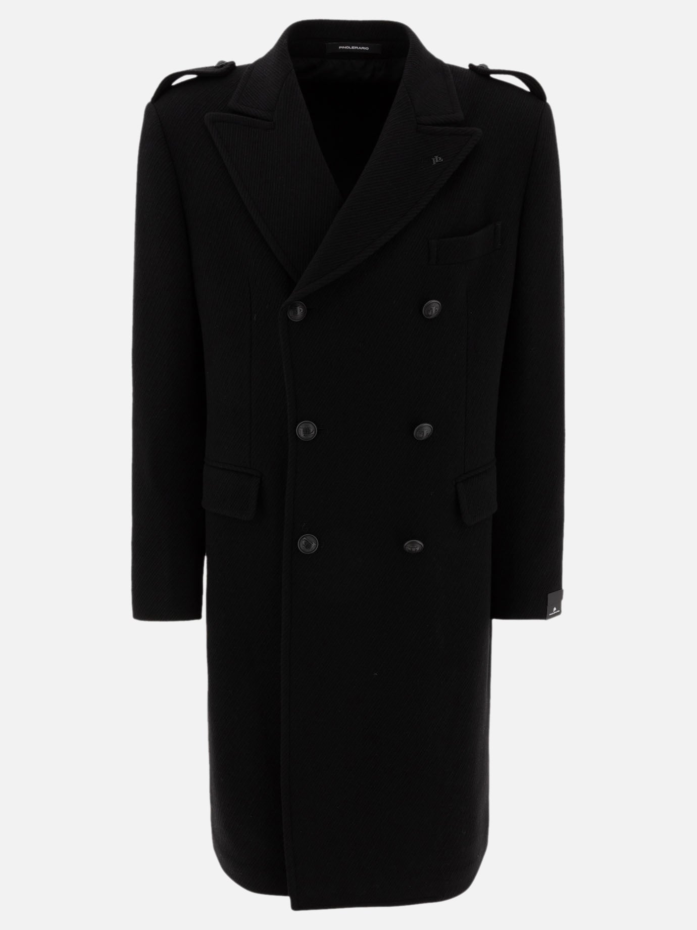 Long coats Solid colour  Black - Tagliatore Men | PDP | VIETTI Online Store | Zoom-Modal
