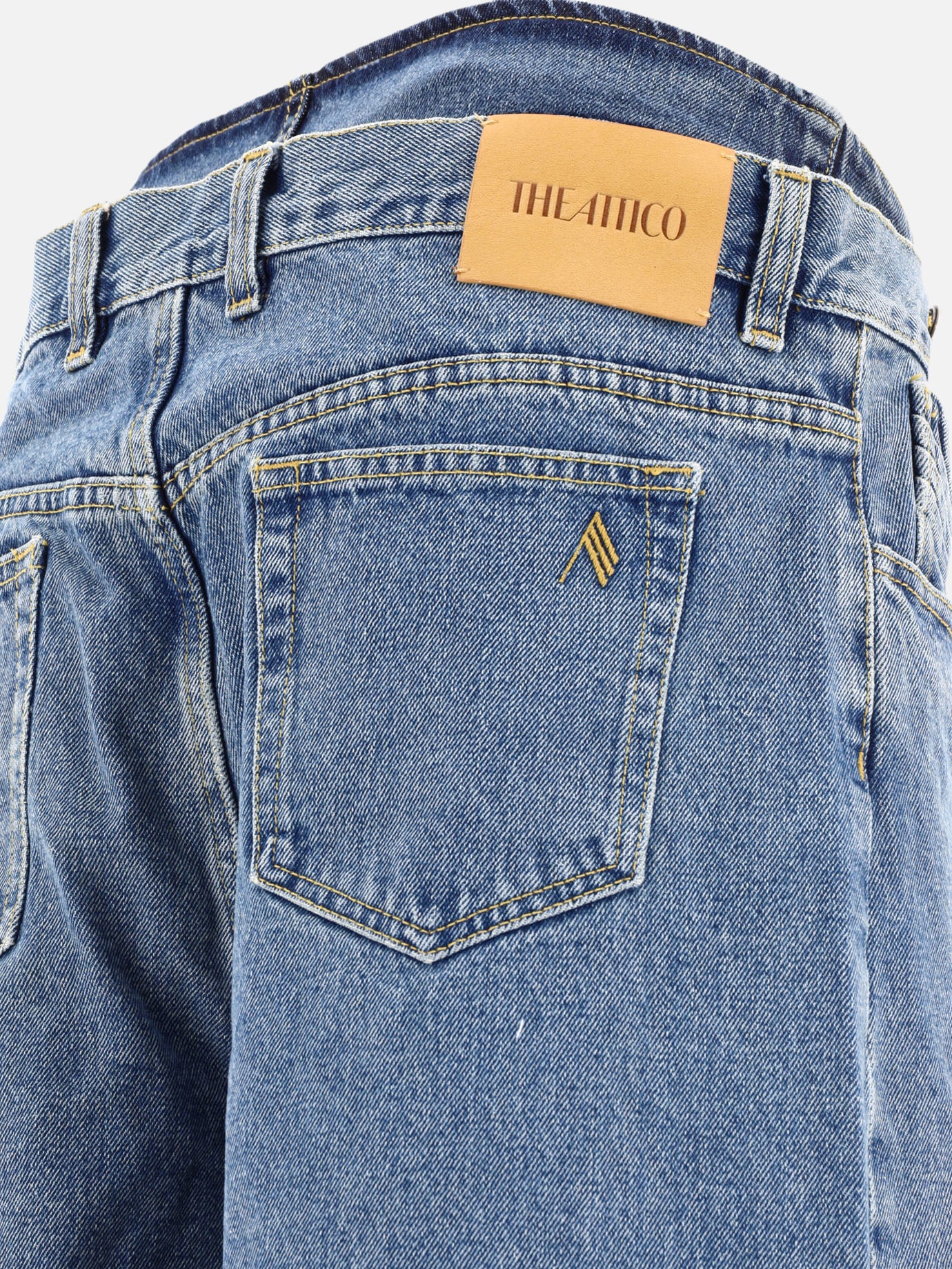 The Attico Wide jeans Blue