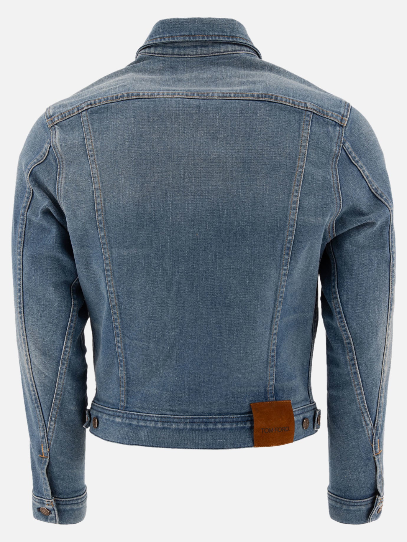 Denim jackets Solid colour  Blue - Tom Ford Men | PDP | VIETTI Online Store | Zoom-Modal_2
