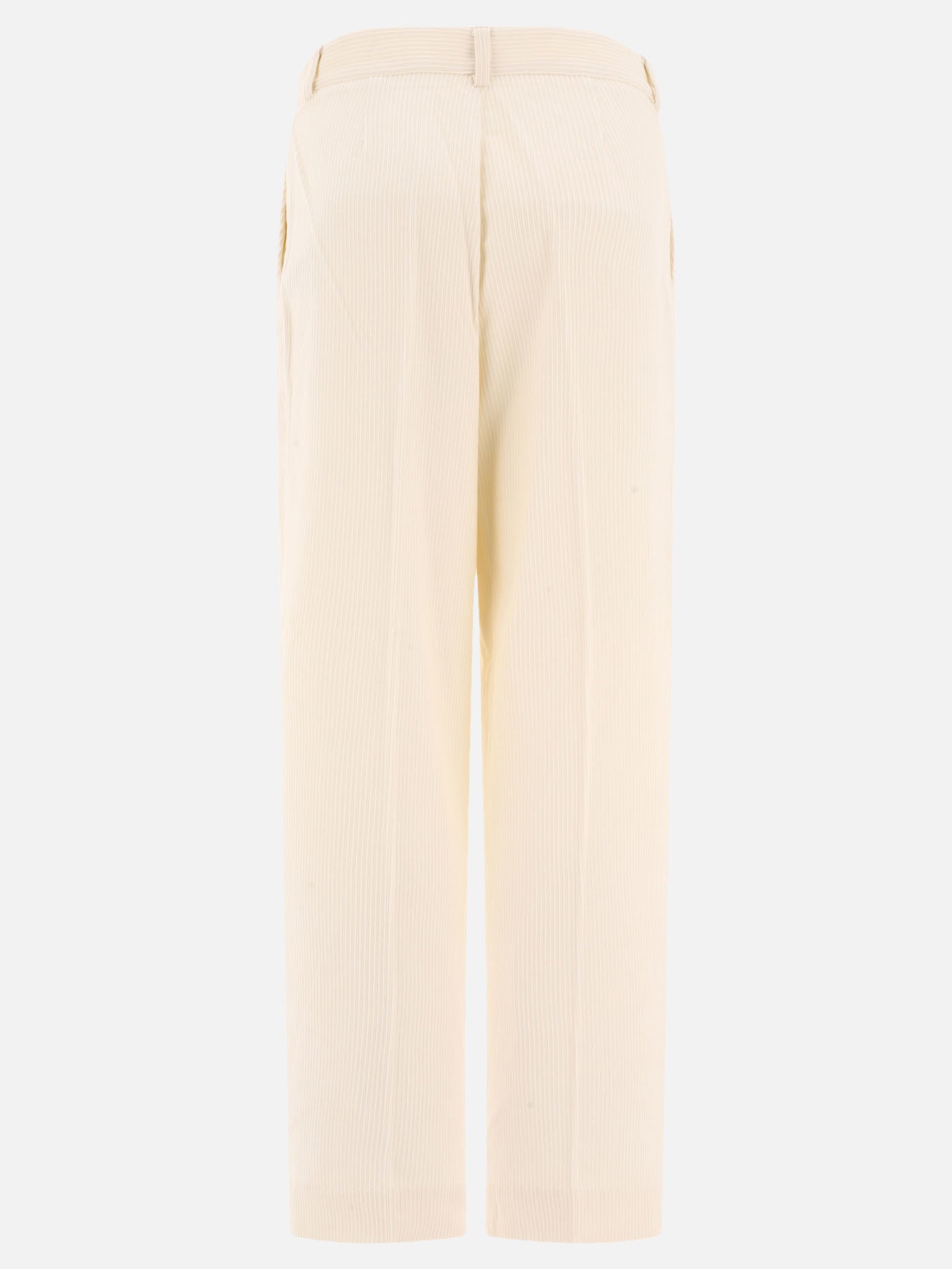 Toteme Ribbed trousers White