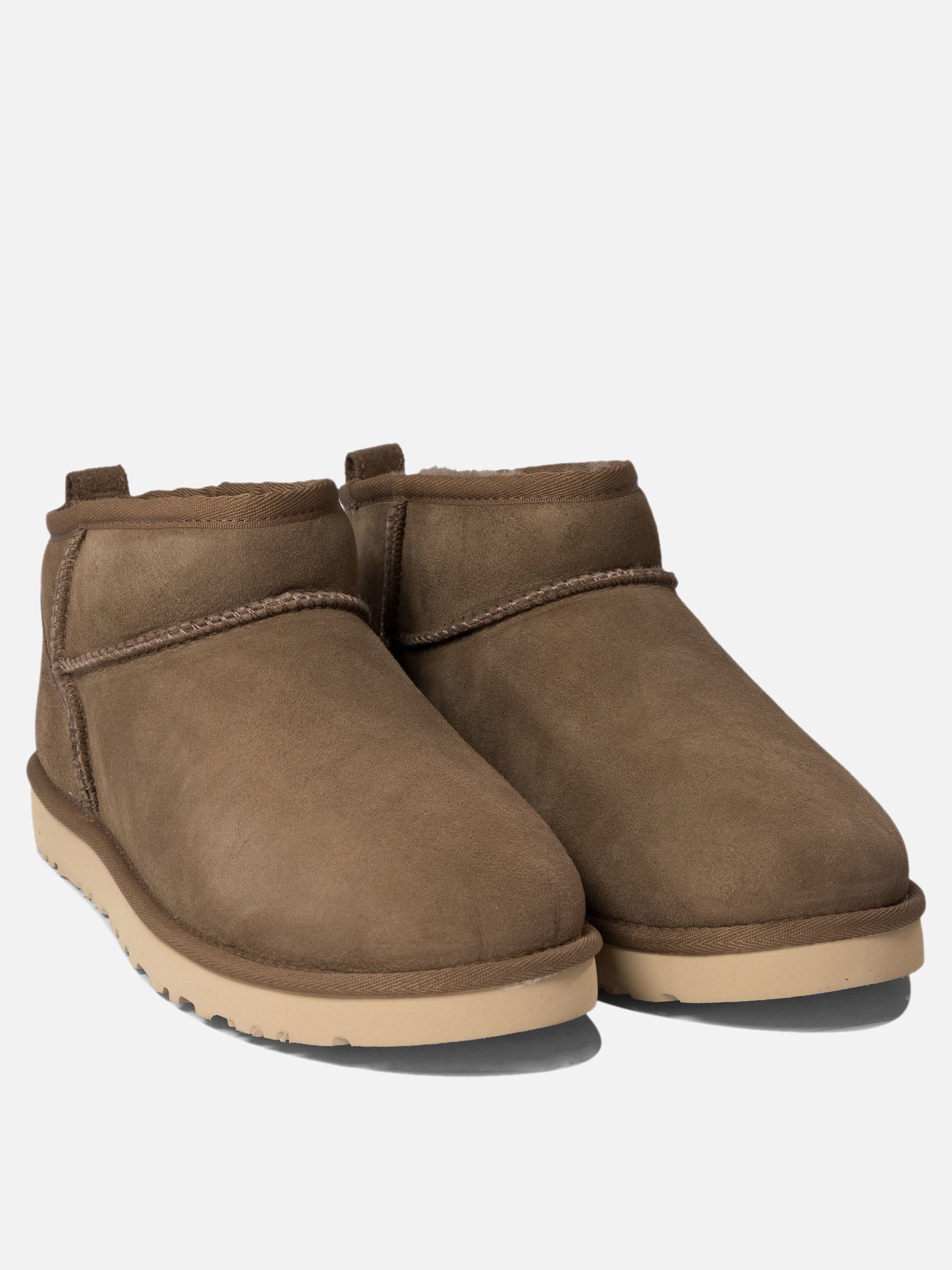 Ugg "Classic Ultra Mini" ankle boots Brown