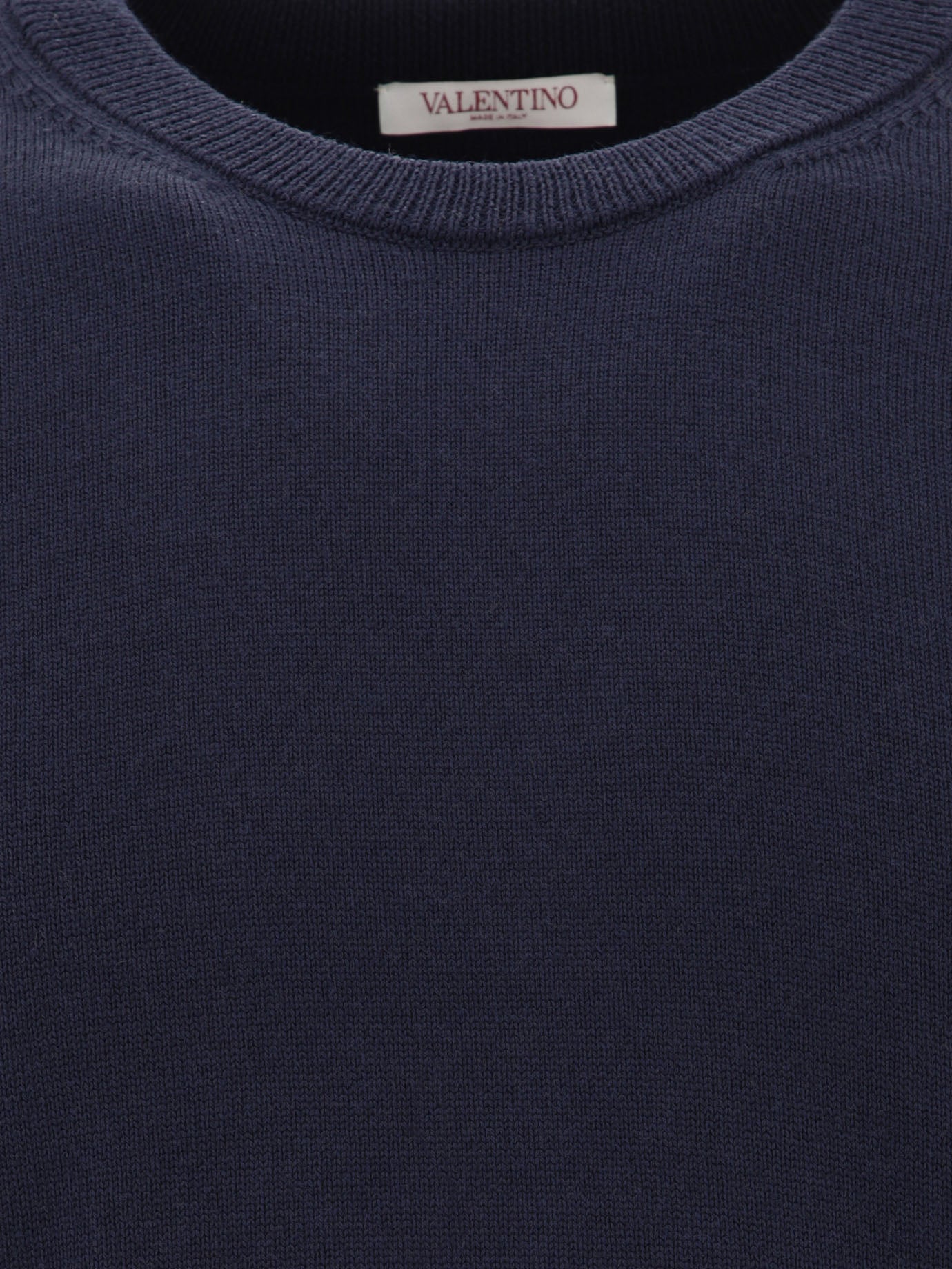 Maglione con V Detail gommata