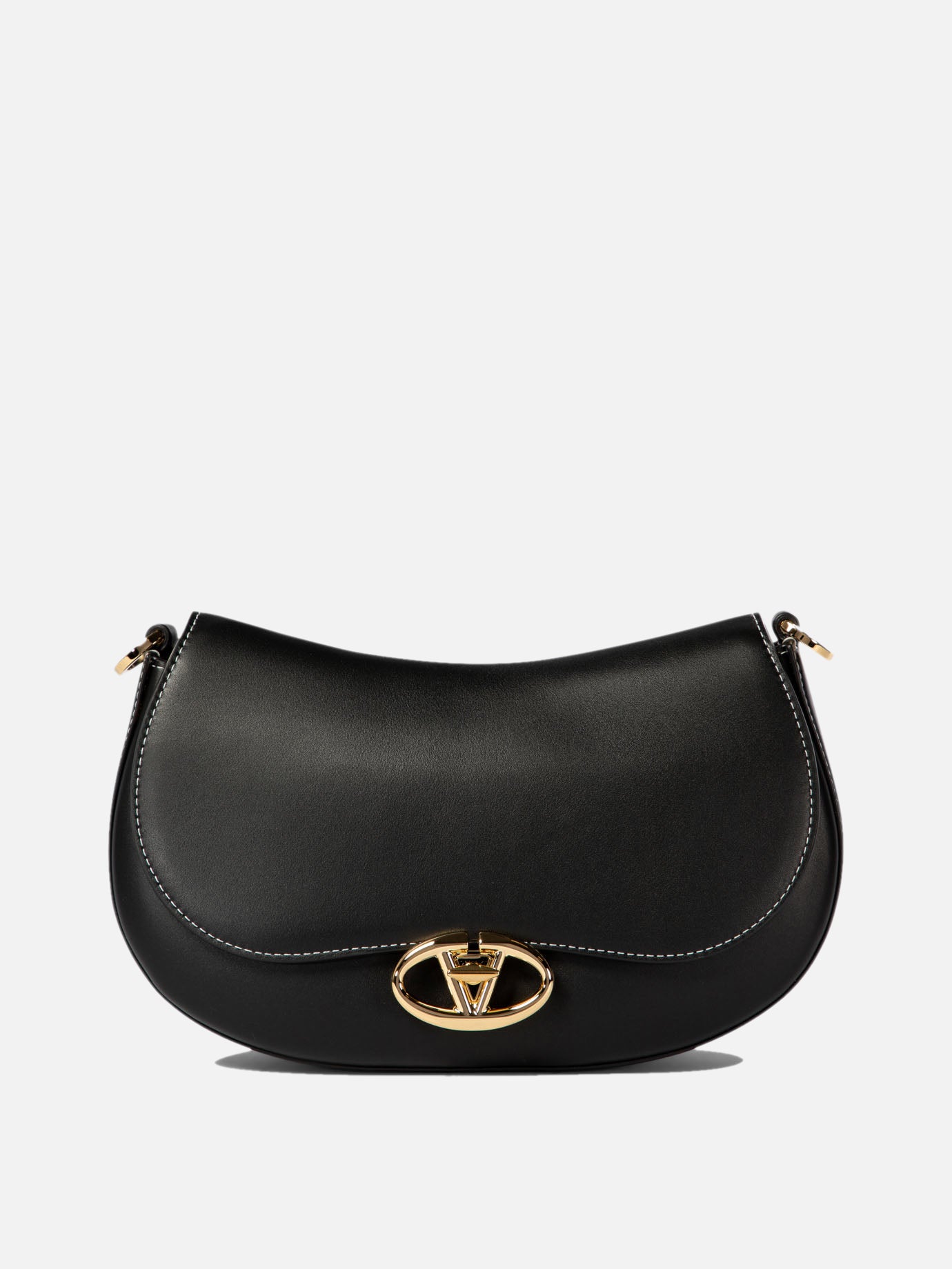 Valentino Garavani "Ohval Small" shoulder bag Black