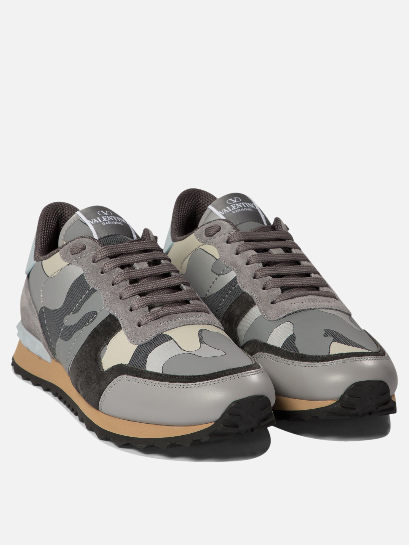 Valentino Garavani "Rockrunner Camouflage" sneakers Grey