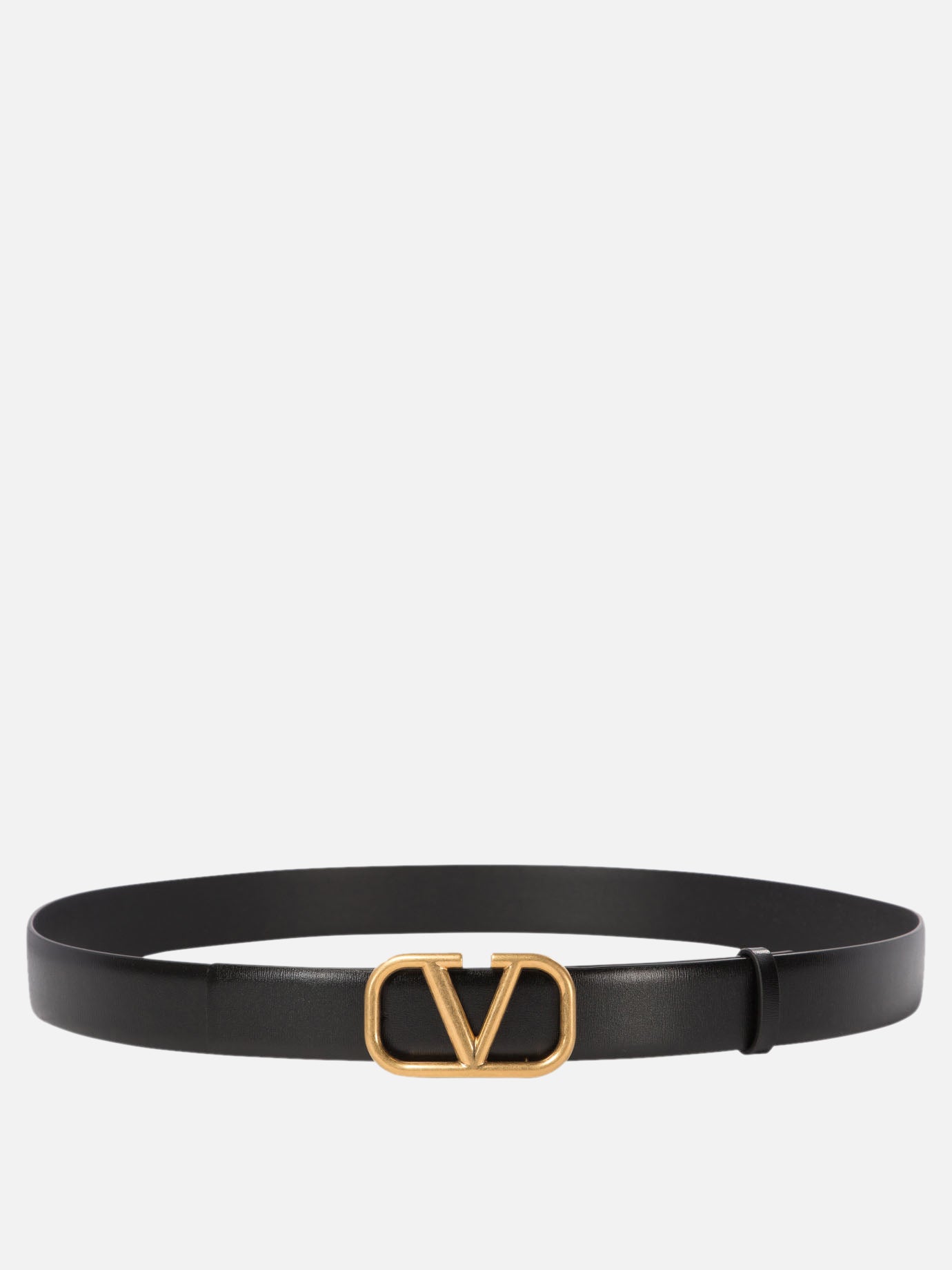 Leather belts 100% calf leather  Black - Valentino Garavani Men | PDP | VIETTI Online Store | Zoom-Modal
