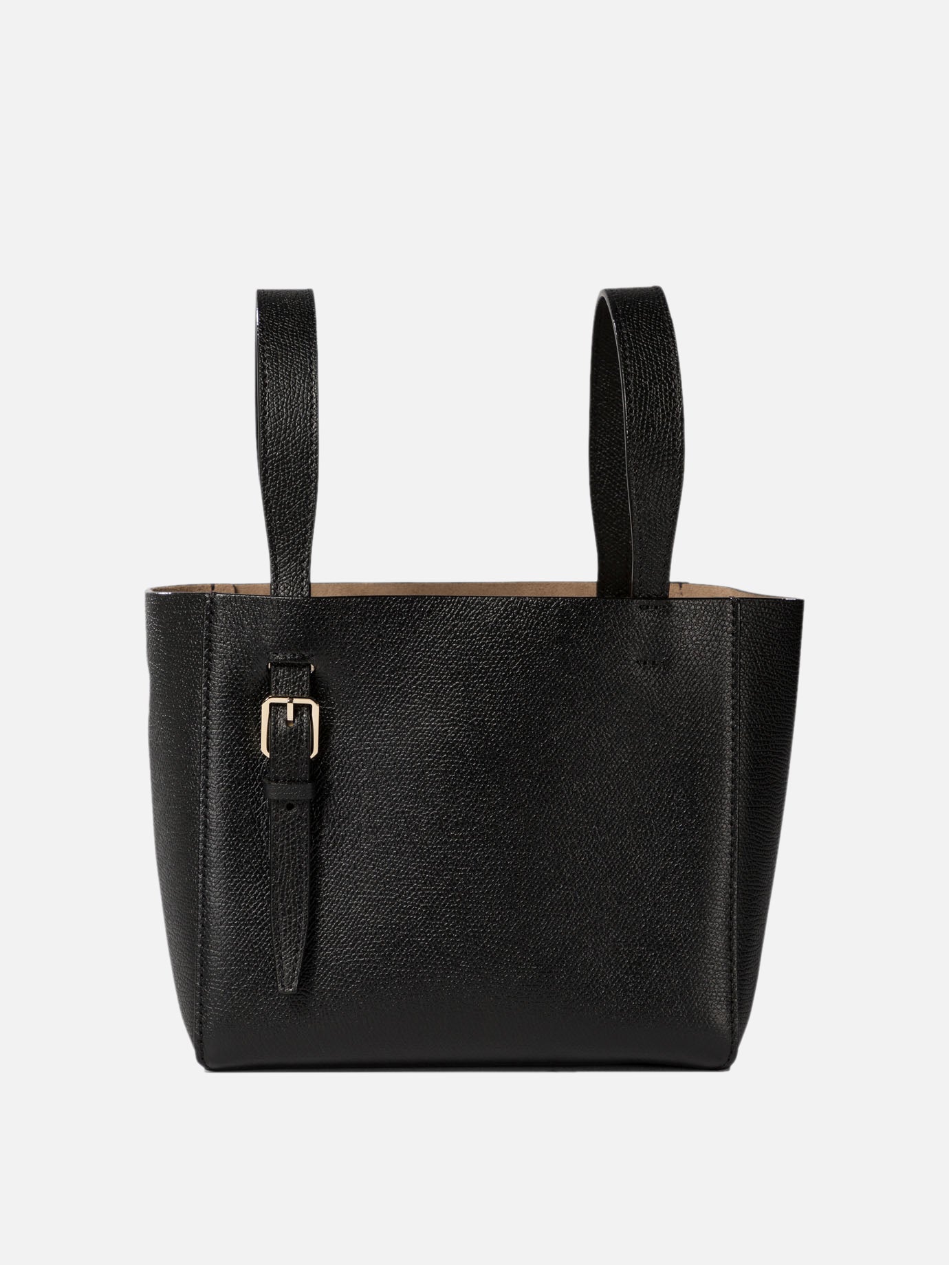 Valextra "Soft Micro" bucket bag Black