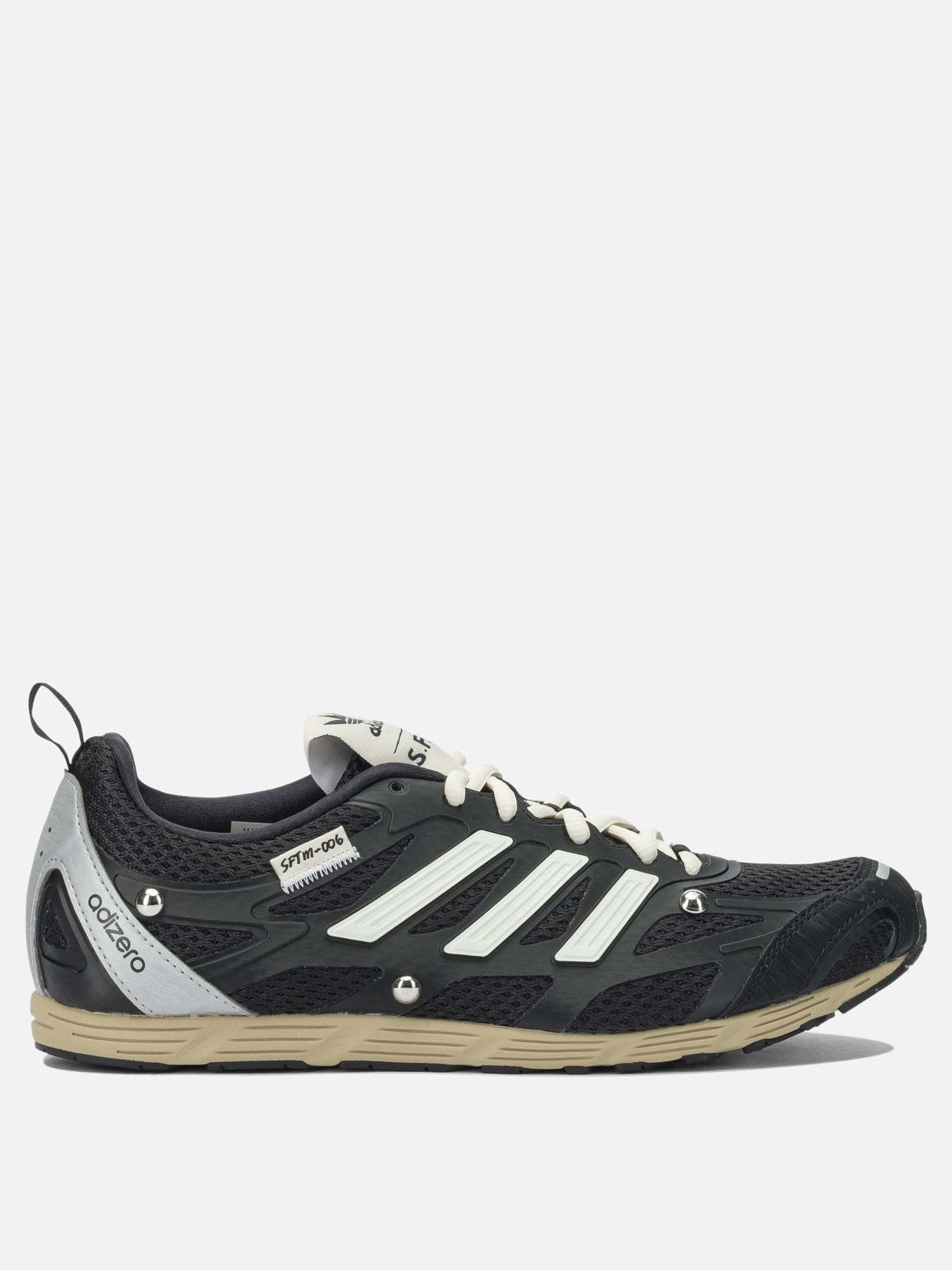 Low top sneakers 50% leather 50% mesh - 100% rubber  Black - Adidas Originals Men | PDP | VIETTI Online Store | thumbnail