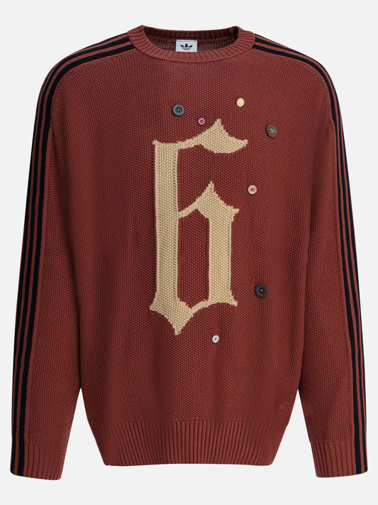 Maglioni girocollo Embroidered  Bordeaux - Adidas Originals Uomo | PLP | VIETTI Online Store 
