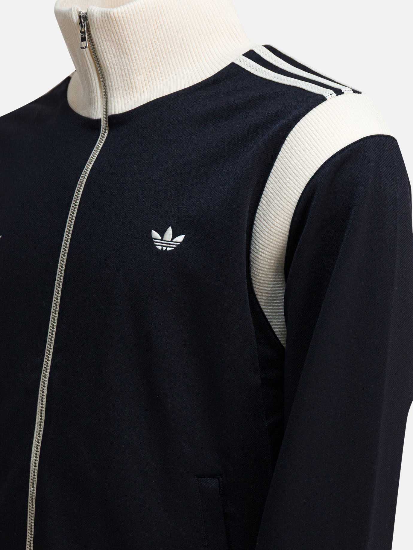 Felpe con zip Logo  Blu - Adidas Originals Uomo | PDP | VIETTI Online Store | Zoom-Modal_4
