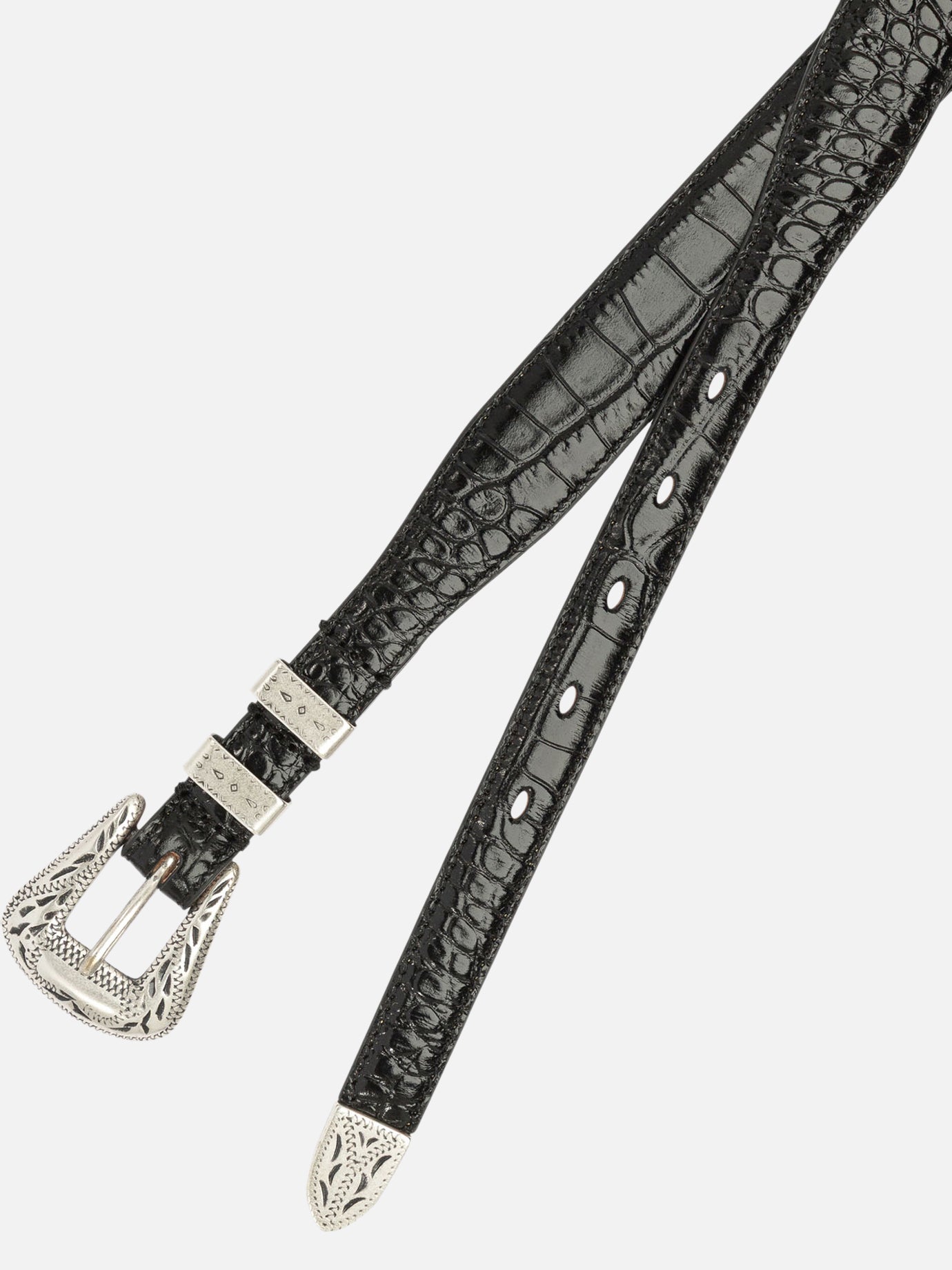 Leather belts 100% leather  Black - Adriano Meneghetti Women | PDP | VIETTI Online Store | Zoom-Modal_2
