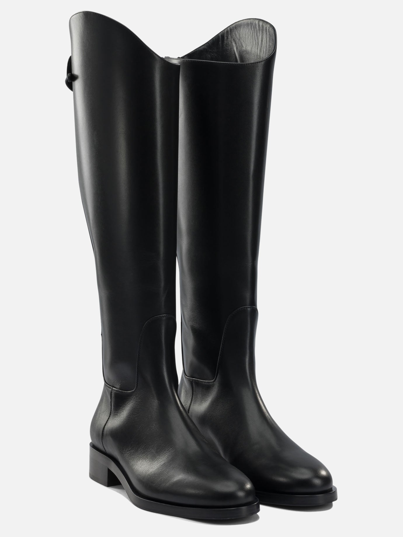 Al ginocchio 100% leather - 70% leather 30% rubber  Nero - Aeyde Donna | PDP | VIETTI Online Store | Zoom-Modal_2
