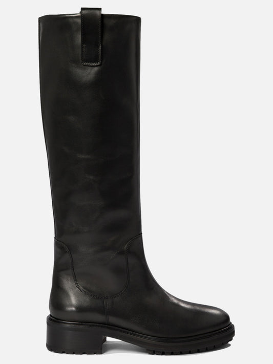 Al ginocchio 100% leather - 100% rubber  Nero - Aeyde Donna | PLP | VIETTI Online Store 
