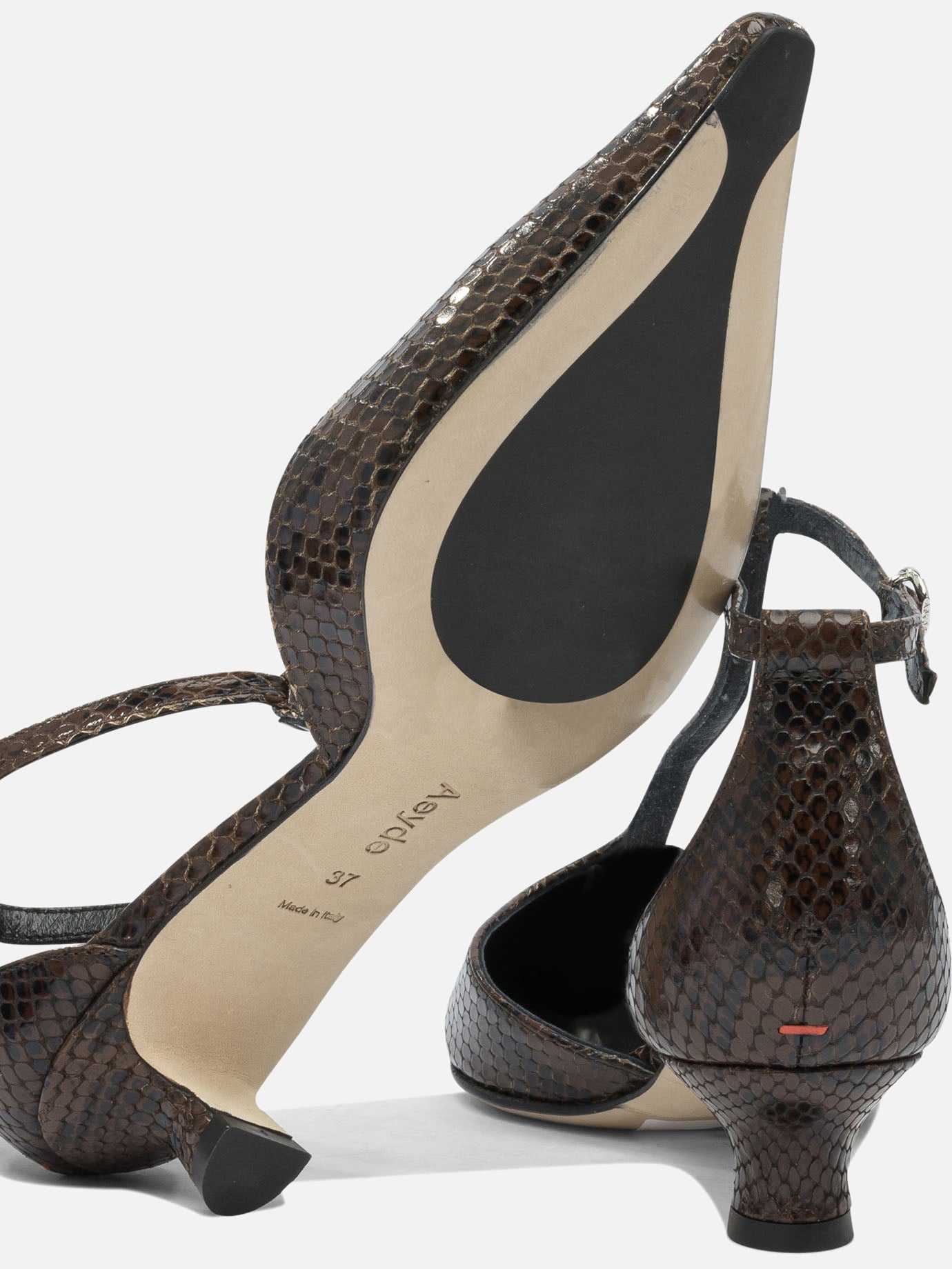 Pumps 100% leather - 70% leather 30% rubber  Brown - Aeyde Women | PDP | VIETTI Online Store | thumbnail_5