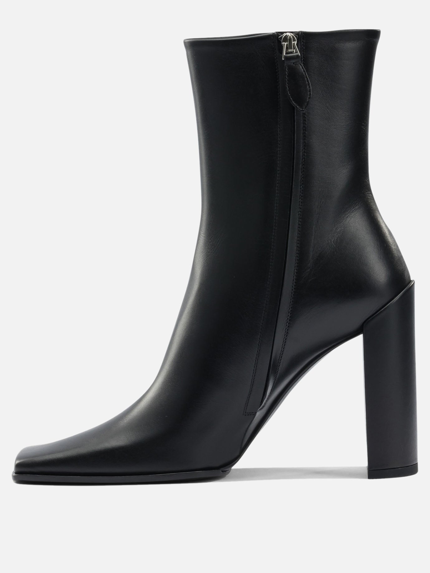 Stivaletti con zip 95% lamb leather 5% leather - 80% lamb leather 20% rubber  Nero - Alaïa Donna | PDP | VIETTI Online Store | thumbnail_3