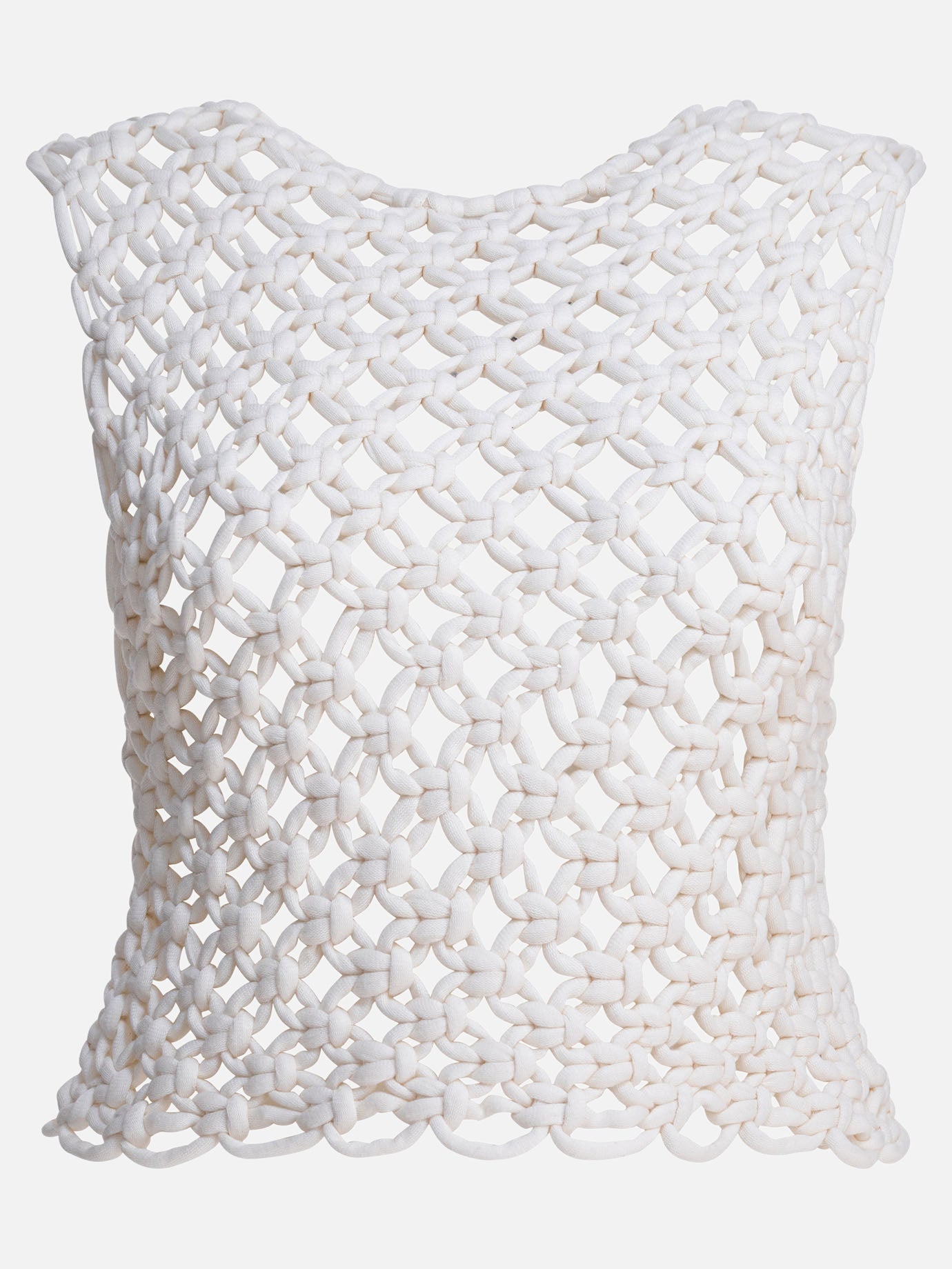 Alaïa Top annodato a mano 17248656_36 White thumbnail_1