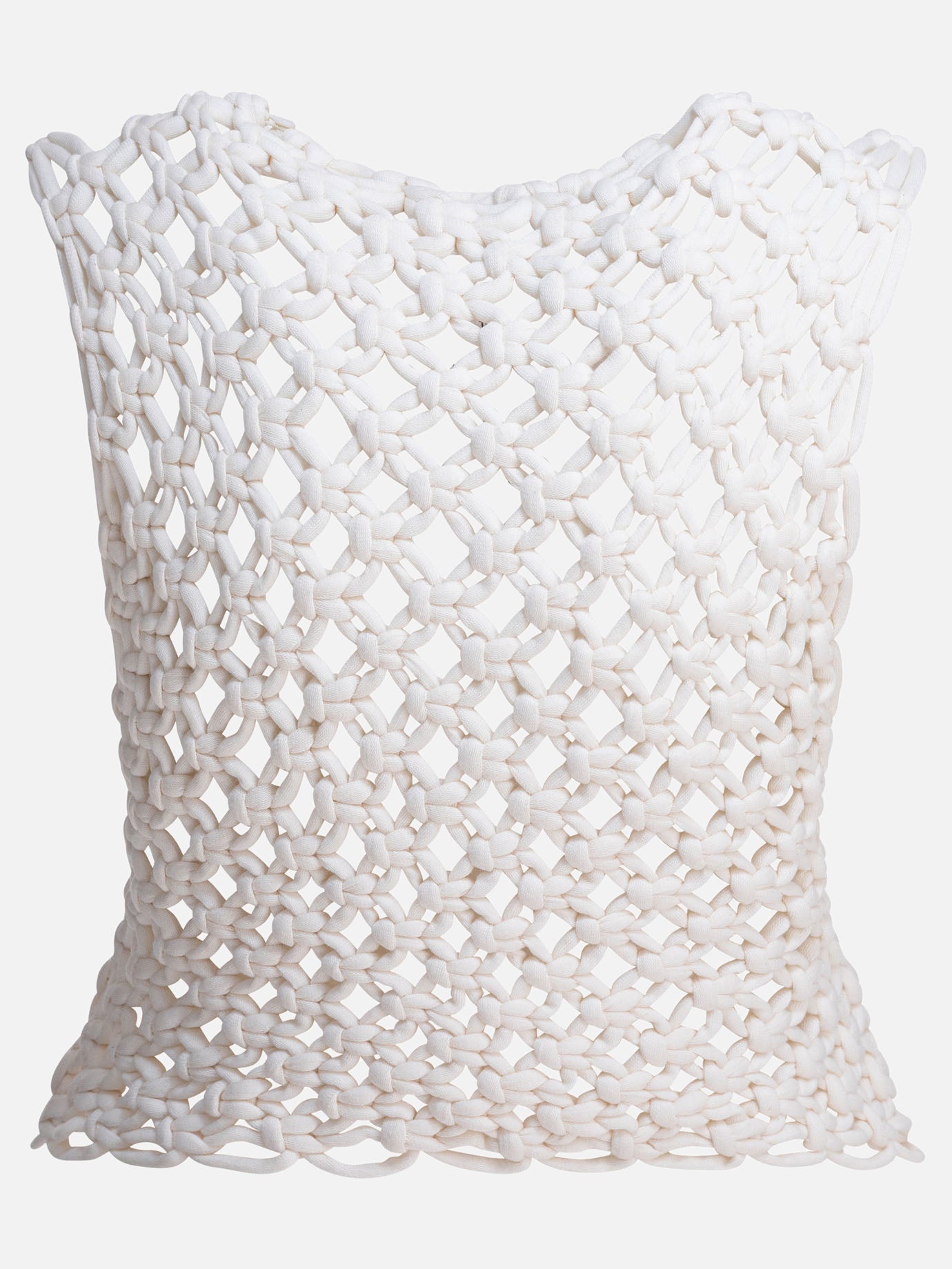 Alaïa Top annodato a mano 17248656_36 White thumbnail_2