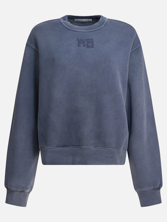 Crewnecks Logo  Blue - Alexander Wang Women | PLP | VIETTI Online Store 
