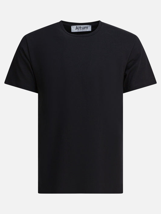 Crewneck t-shirts Solid colour  Black - Altum Men | VIETTI Online Store 
