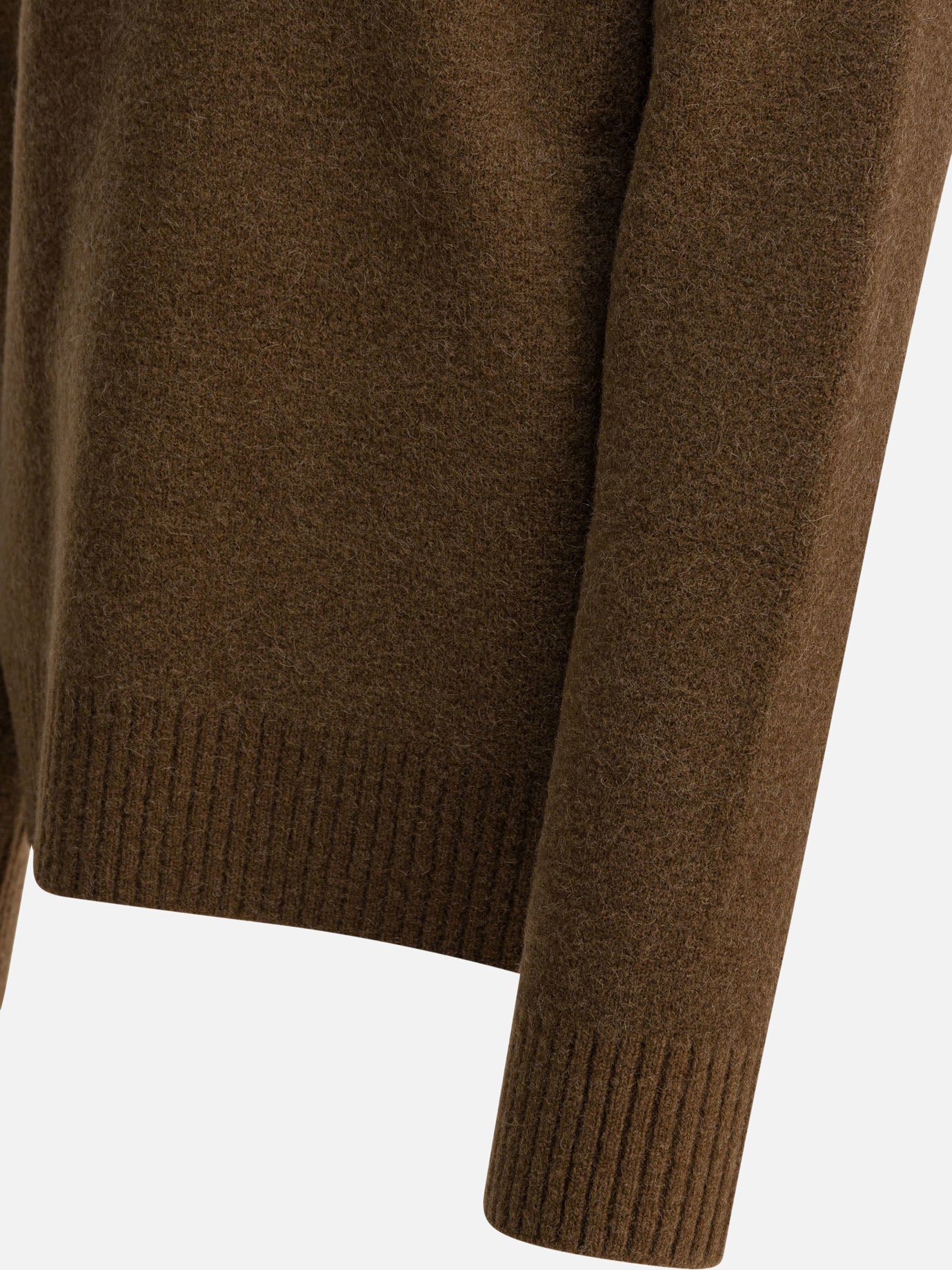 Crewneck sweaters Logo  Brown - Ami Paris Men | PDP | VIETTI Online Store | Zoom-Modal_4
