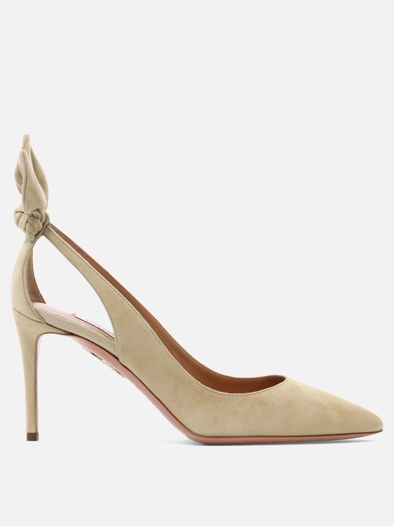Pumps 100% suede - 100% leather  Beige - Aquazzura Women | PDP | VIETTI Online Store | Zoom-Modal
