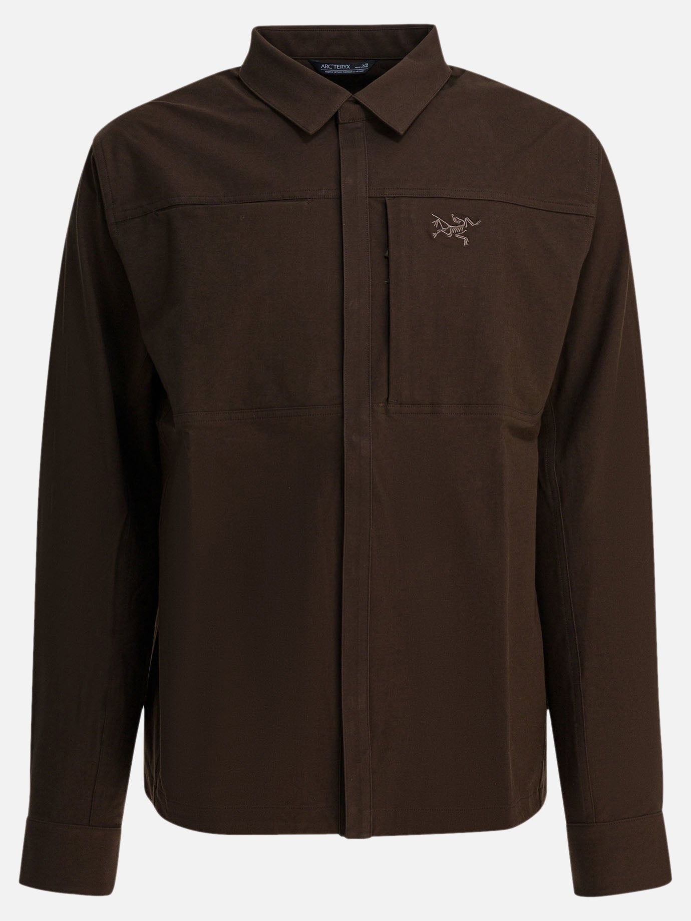 Giacche overshirt Logo  Marrone - Arc'teryx Uomo | PDP | VIETTI Online Store | Zoom-Modal
