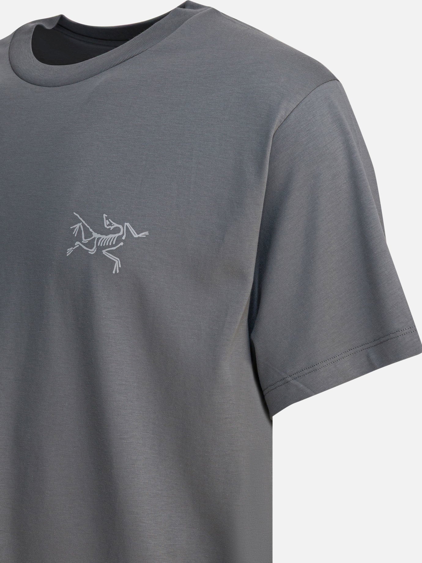 T-shirt girocollo Solid colour  Grigio - Arc'teryx Uomo | PDP | VIETTI Online Store | Zoom-Modal
