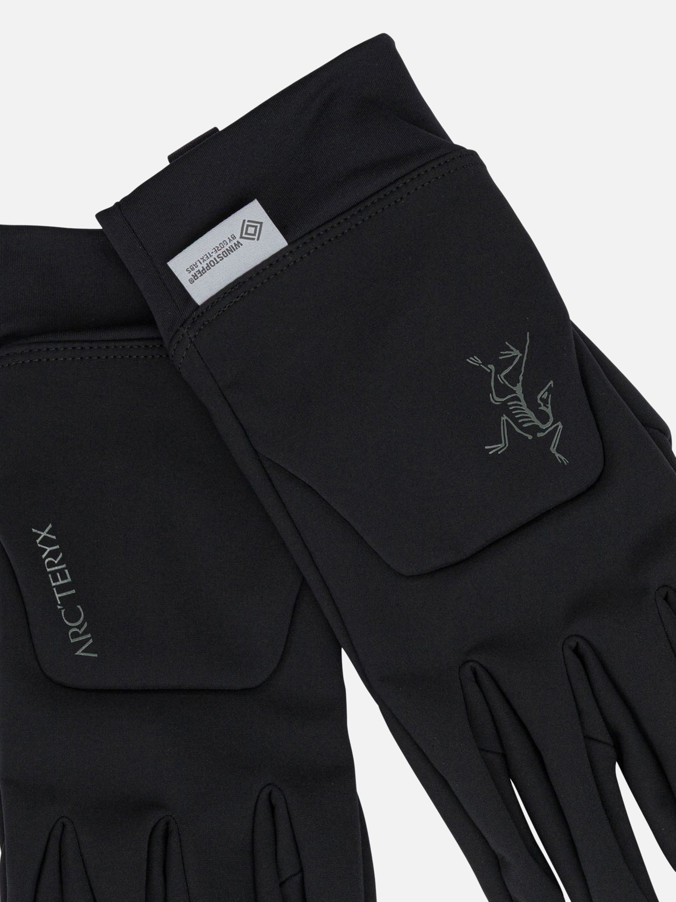 Guanti sportivi 92% nylon 8% elastane with epe & pu membrane 100% polyester backing glove secondary fabric: 84% polyester 16% elastane  Nero - Arc&#39;teryx Uomo | PDP | VIETTI Online Store | thumbnail_2