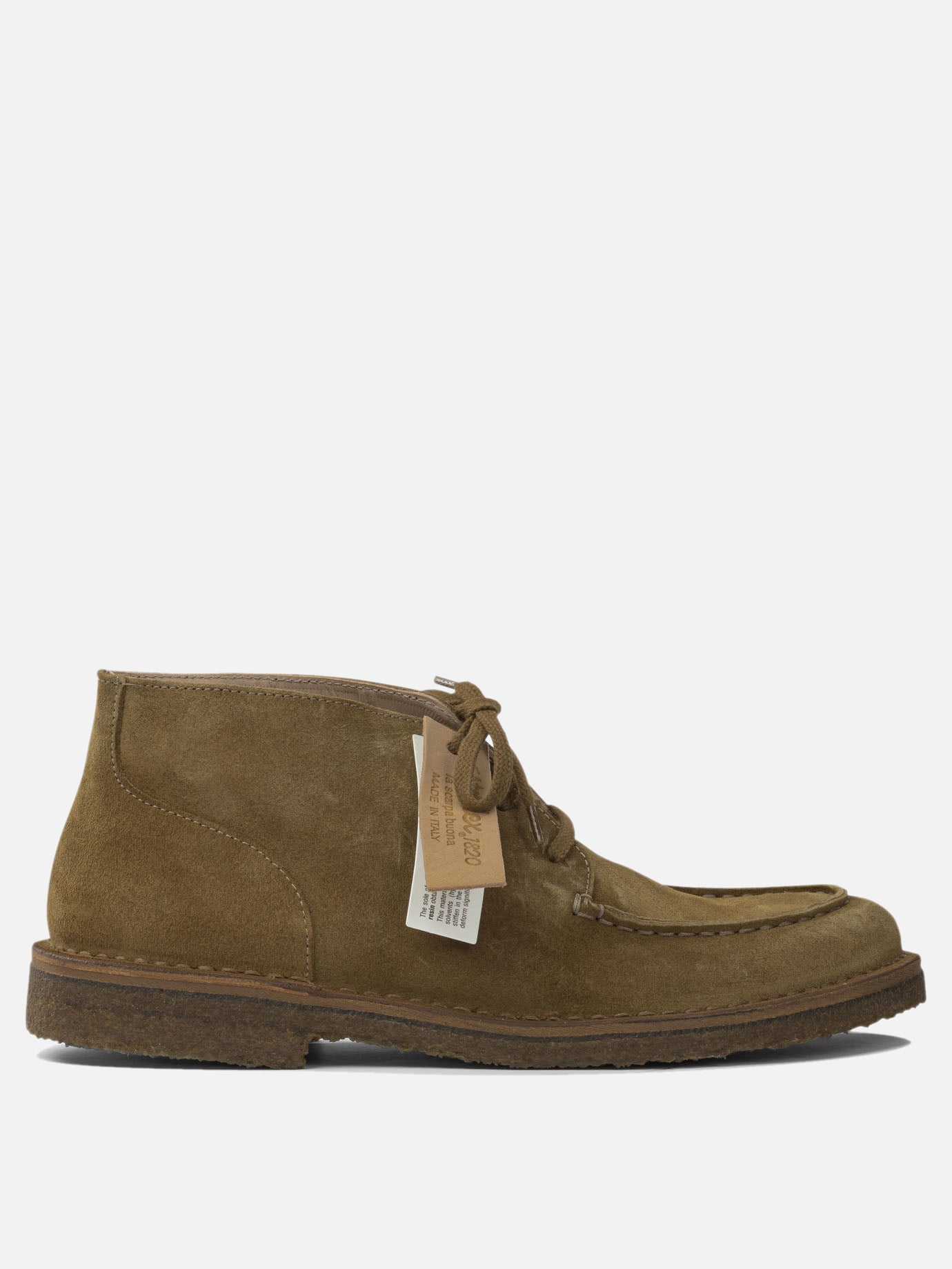 Mocassini stringati 100% suede - 100% rubber  Marrone - Astorflex Uomo | PDP | VIETTI Online Store | thumbnail