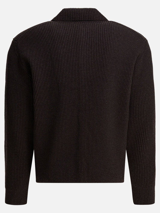 Cardigans Solid colour  Brown - Auralee Men | PDP | VIETTI Online Store | 2
