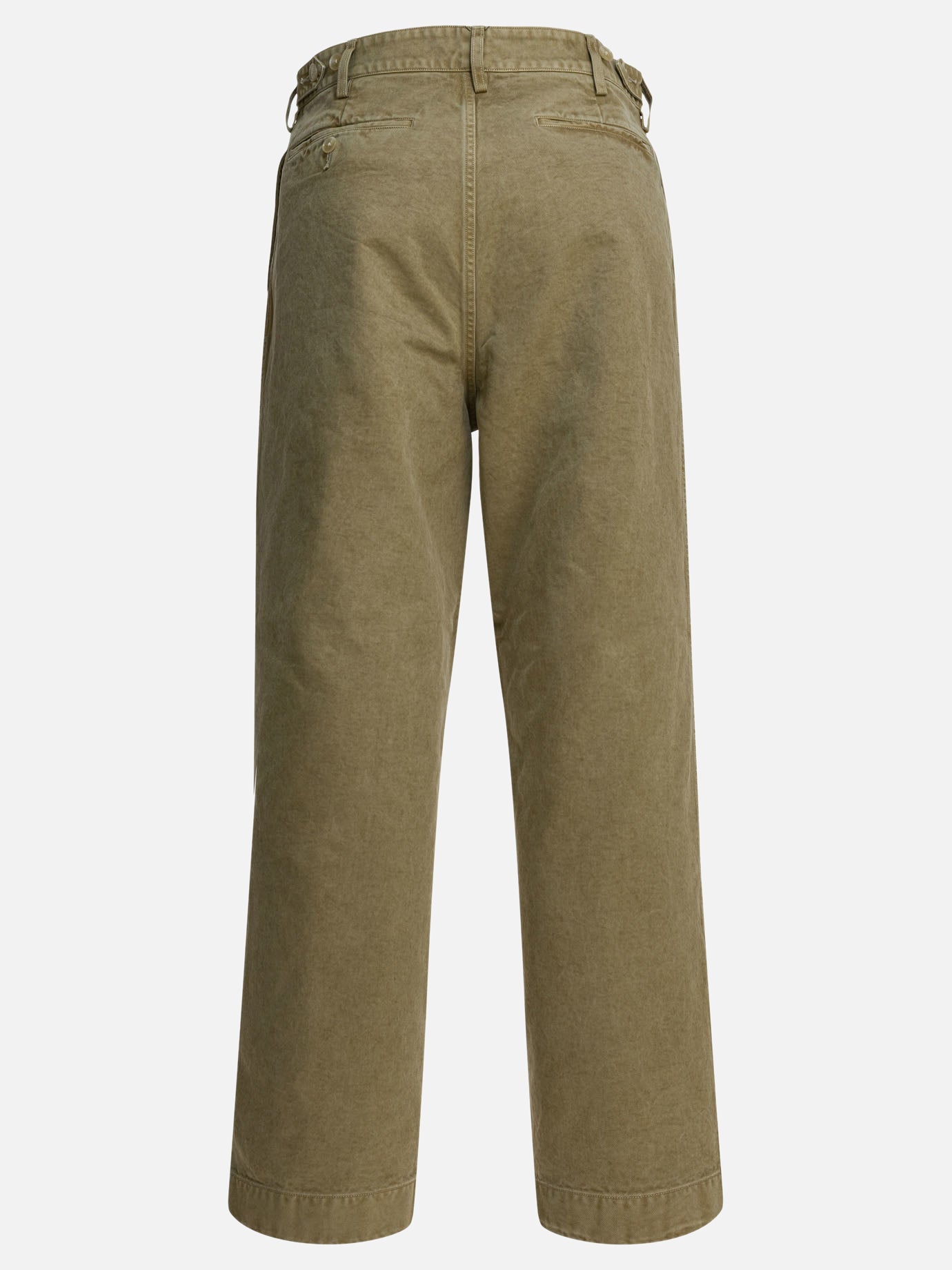 Pantaloni casual Solid colour  Verde - Auralee Uomo | PDP | VIETTI Online Store | Zoom-Modal_2
