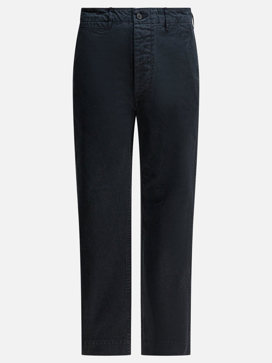 Pantaloni casual Solid colour  Nero - Auralee Uomo | PDP | VIETTI Online Store 
