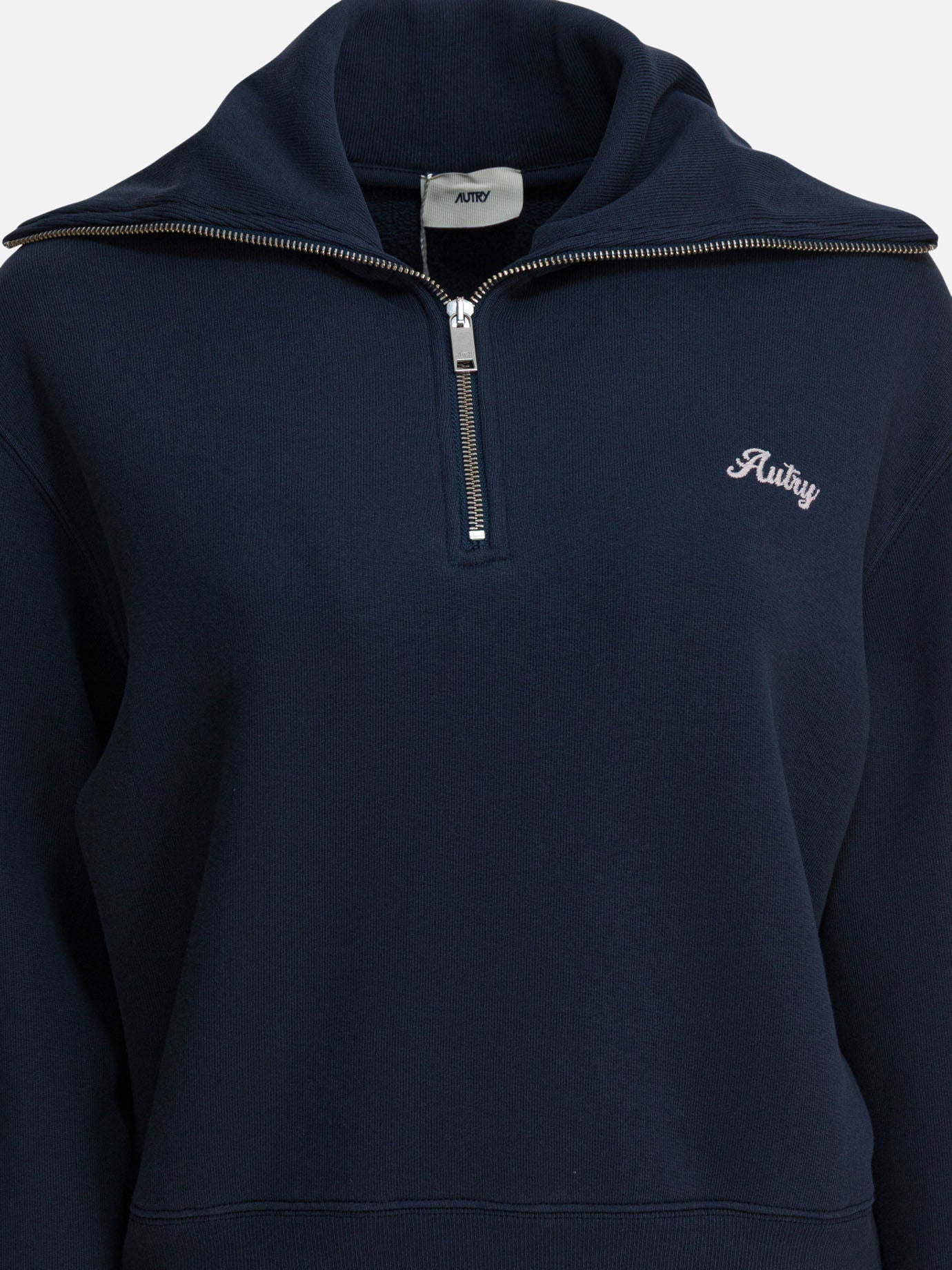 Felpe con mezza zip Logo  Blu - Autry Donna | PDP | VIETTI Online Store | Zoom-Modal_3
