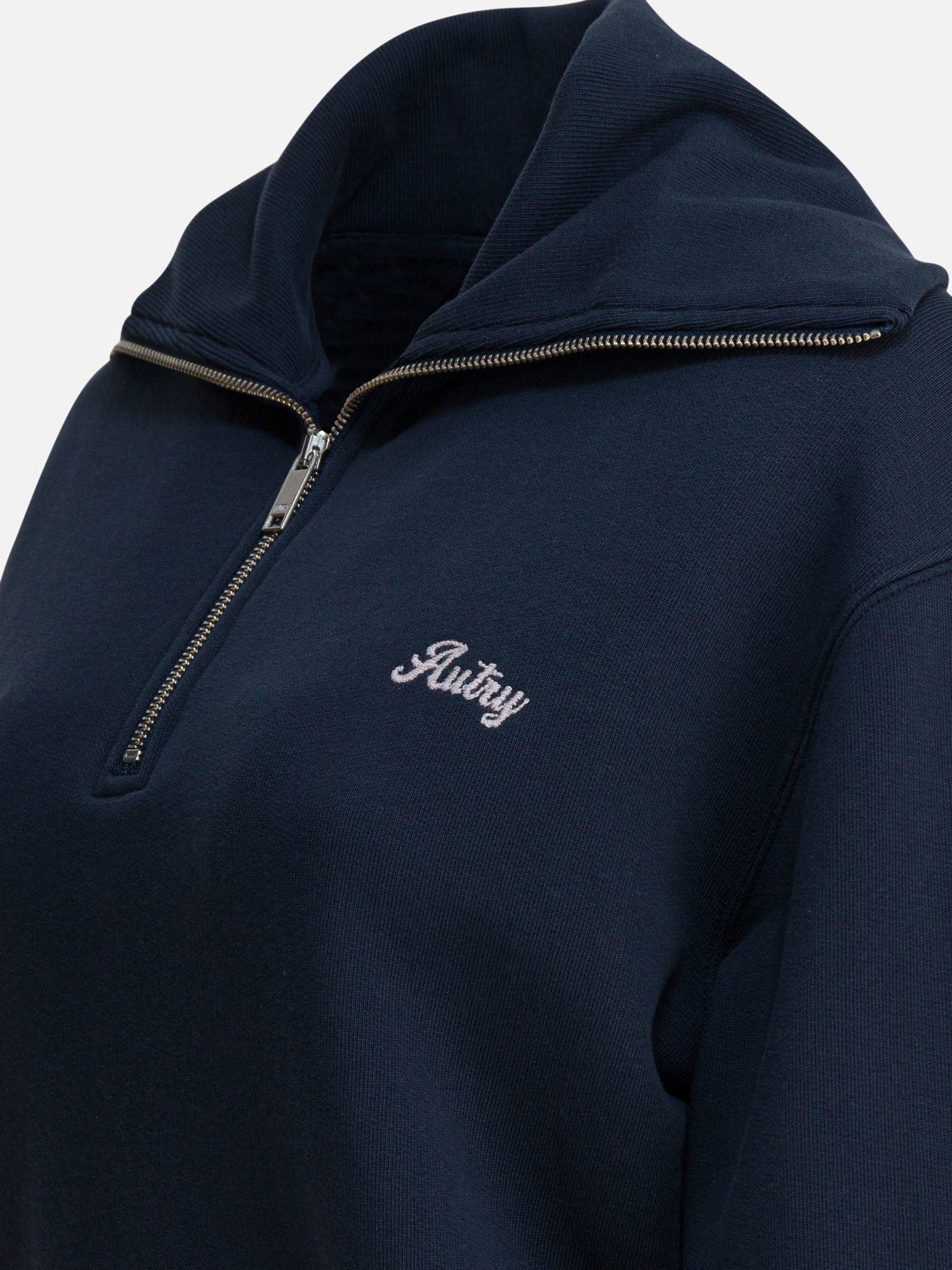 Felpe con mezza zip Logo  Blu - Autry Donna | PDP | VIETTI Online Store | Zoom-Modal_4
