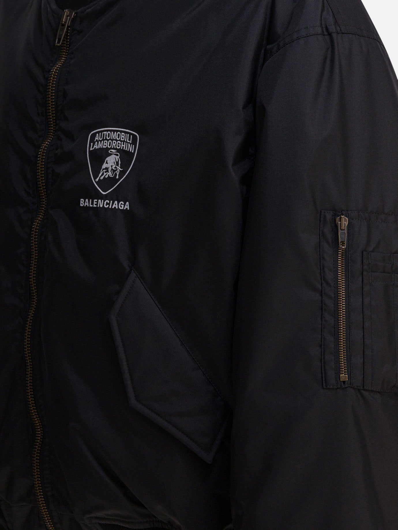 Bomber jackets Logo  Black - Balenciaga Men | PDP | VIETTI Online Store | thumbnail_4