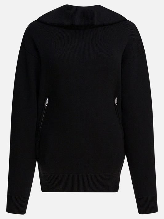 Maglioni con mezza zip Solid colour  Nero - Balenciaga Donna | PLP | VIETTI Online Store 
