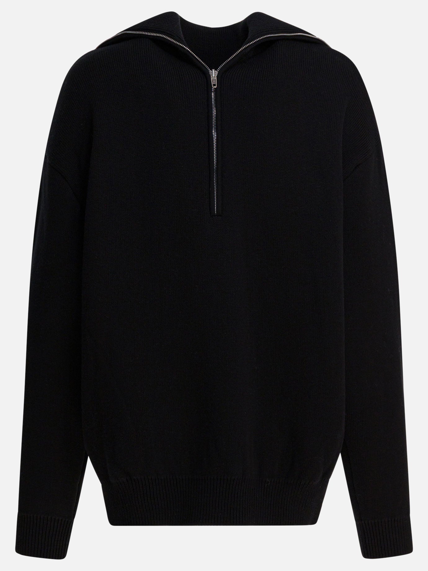 Maglioni con mezza zip Solid colour  Nero - Balenciaga Donna | PDP | VIETTI Online Store | Zoom-Modal_2
