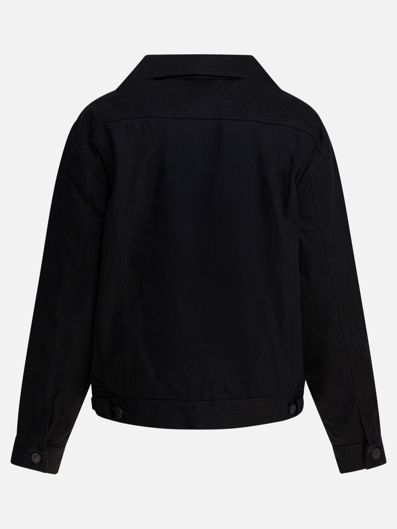 Giacche in denim Solid colour  Nero - Balenciaga Donna | PDP | VIETTI Online Store | Zoom-Modal_2
