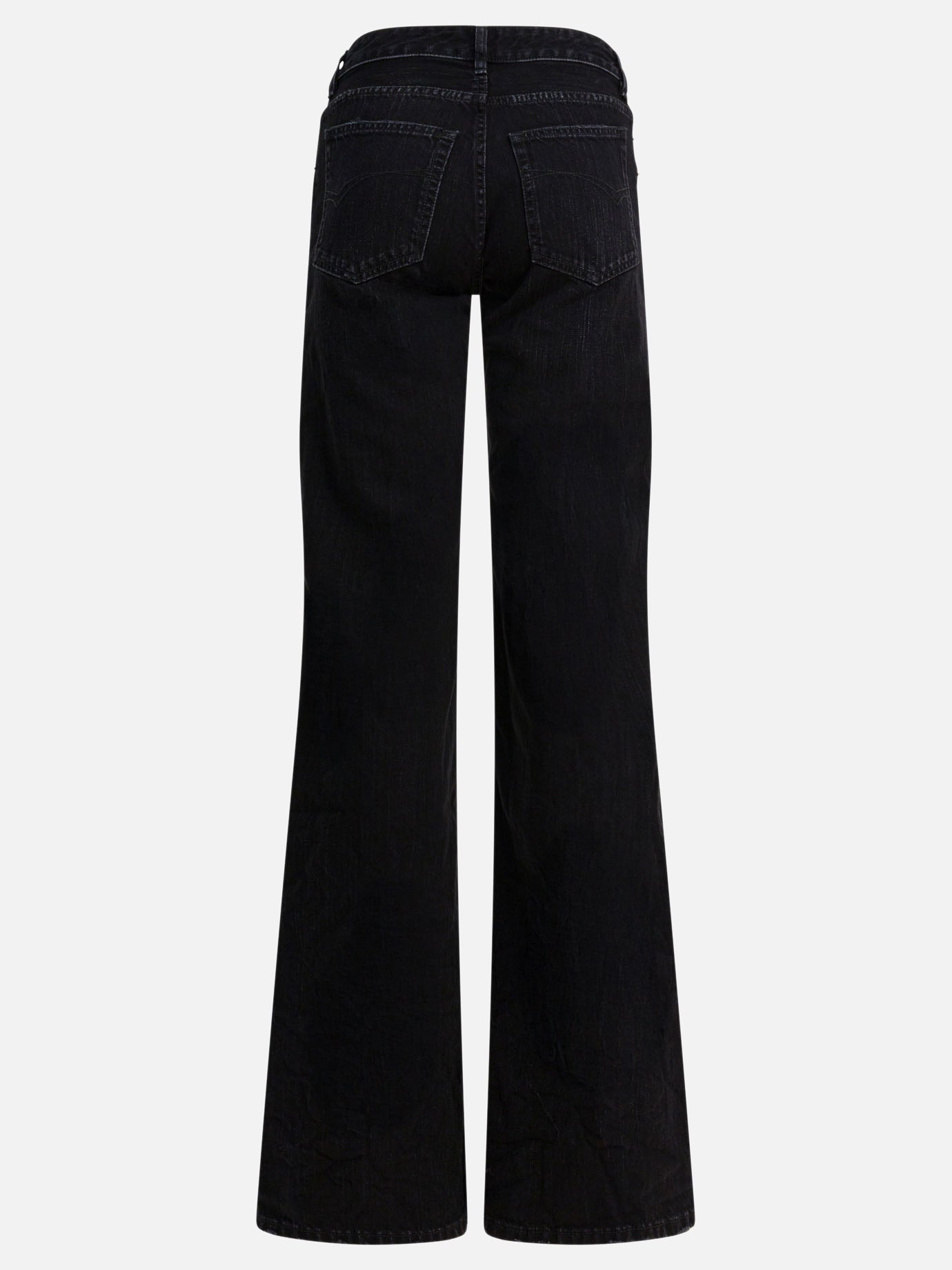 Jeans a gamba larga Denim  Nero - Balenciaga Donna | PDP | VIETTI Online Store | thumbnail_2