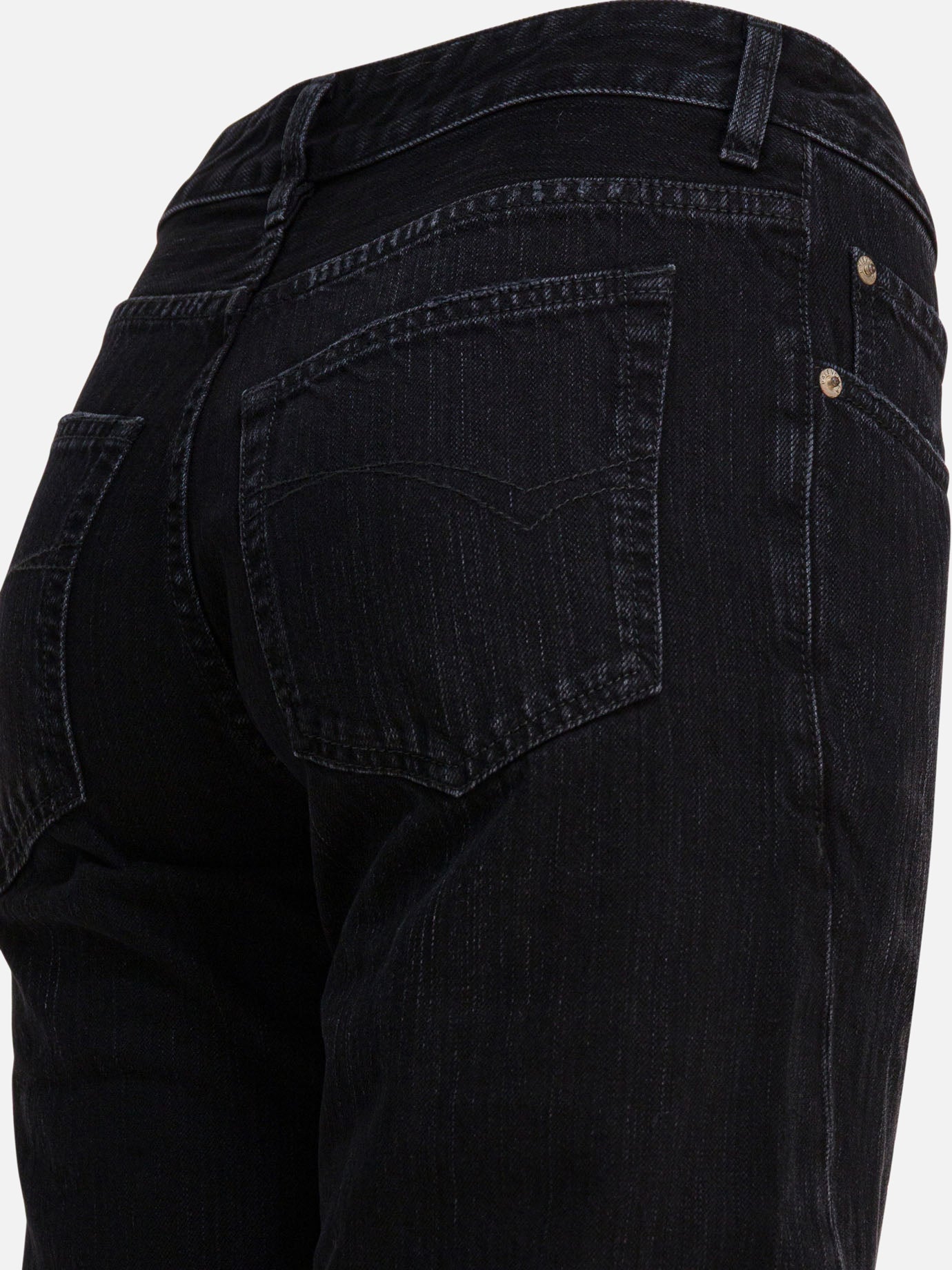 Jeans a gamba larga Denim  Nero - Balenciaga Donna | PDP | VIETTI Online Store | Zoom-Modal_4
