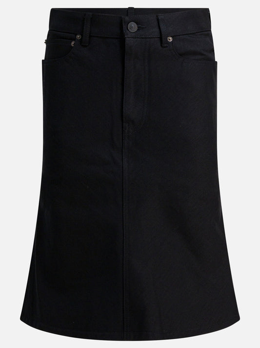 Midi skirts Solid colour  Black - Balenciaga Women | PLP | VIETTI Online Store 
