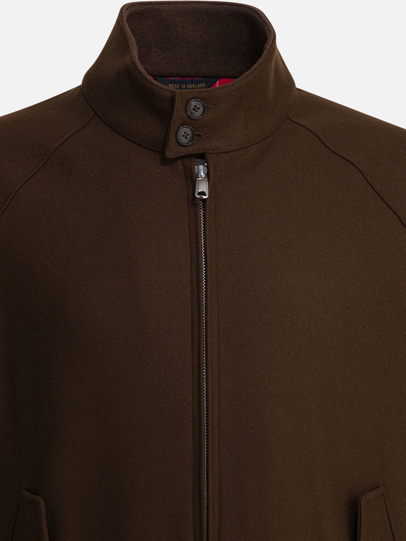 Bomber Solid colour  Marrone - Baracuta Uomo | PDP | VIETTI Online Store | thumbnail_3