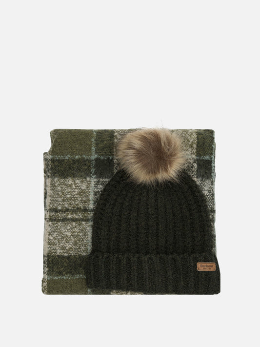 Sciarpe con frange 97% polyester 3% elastane  Verde - Barbour Donna | PDP | VIETTI Online Store 
