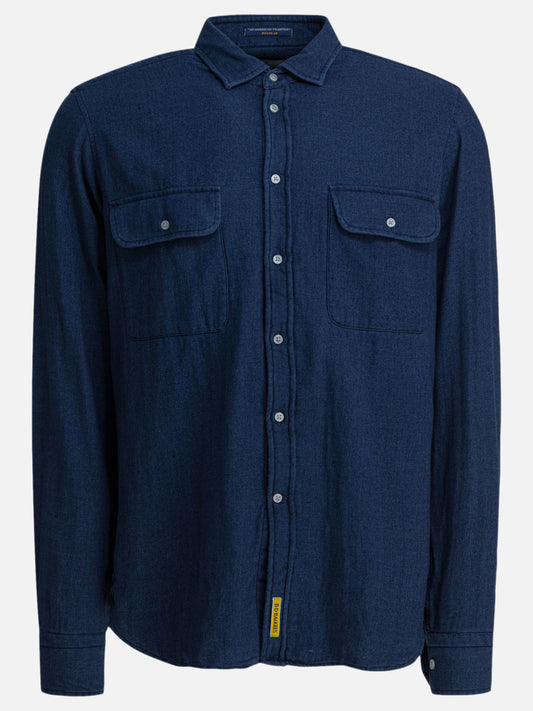 Camicie casual Solid colour  Blu - BD BAGGIES Uomo | VIETTI Online Store 
