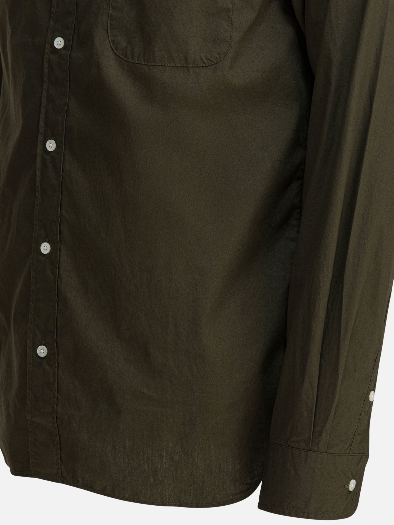 Camicie casual Solid colour  Verde - Beams Plus Uomo | PDP | VIETTI Online Store | thumbnail_4
