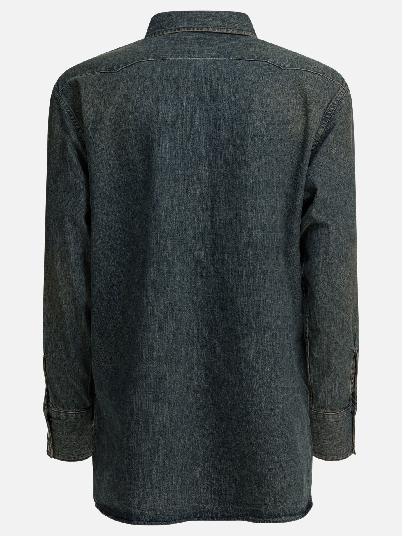 Camicie casual Solid colour  Blu - Beams Plus Uomo | PDP | VIETTI Online Store | Zoom-Modal_2
