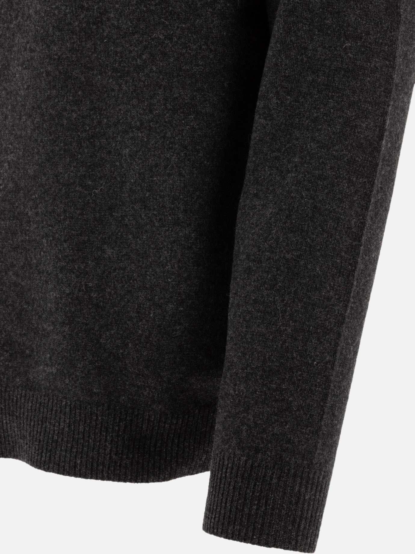 Polo con bottoni Solid colour  Grigio - Beams Plus Uomo | PDP | VIETTI Online Store | Zoom-Modal_4
