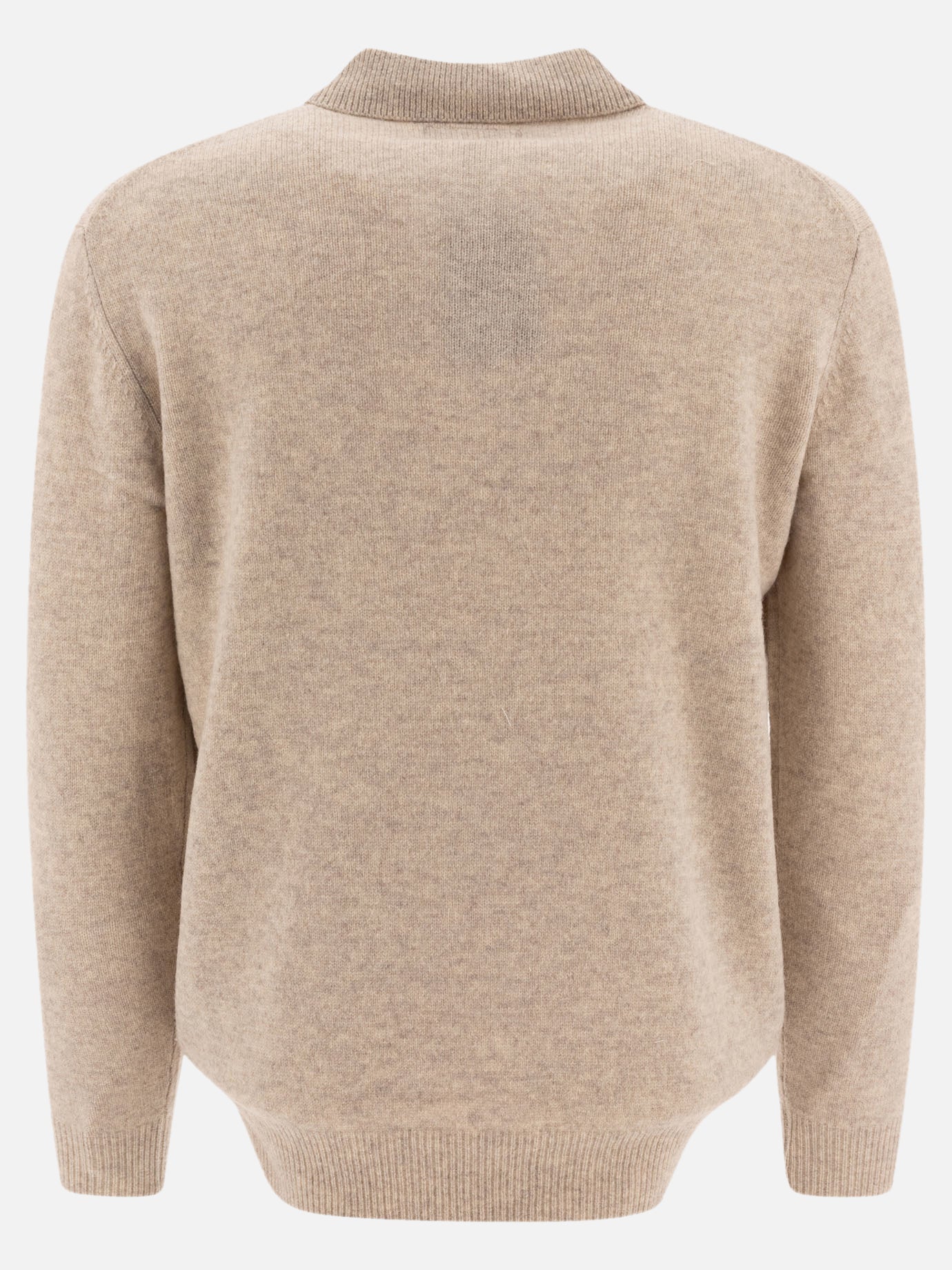 Polo con bottoni Solid colour  Beige - Beams Plus Uomo | PDP | VIETTI Online Store | thumbnail_2