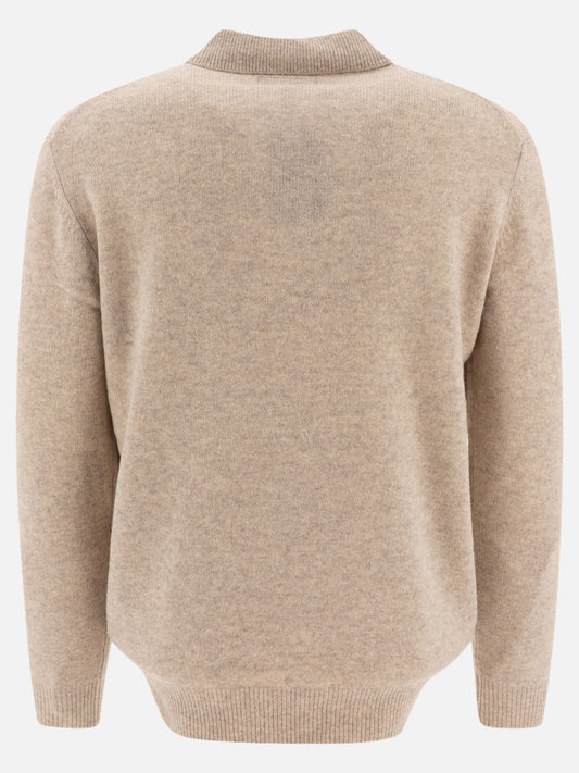 Polo con bottoni Solid colour  Beige - Beams Plus Uomo | PLP | VIETTI Online Store | 2
