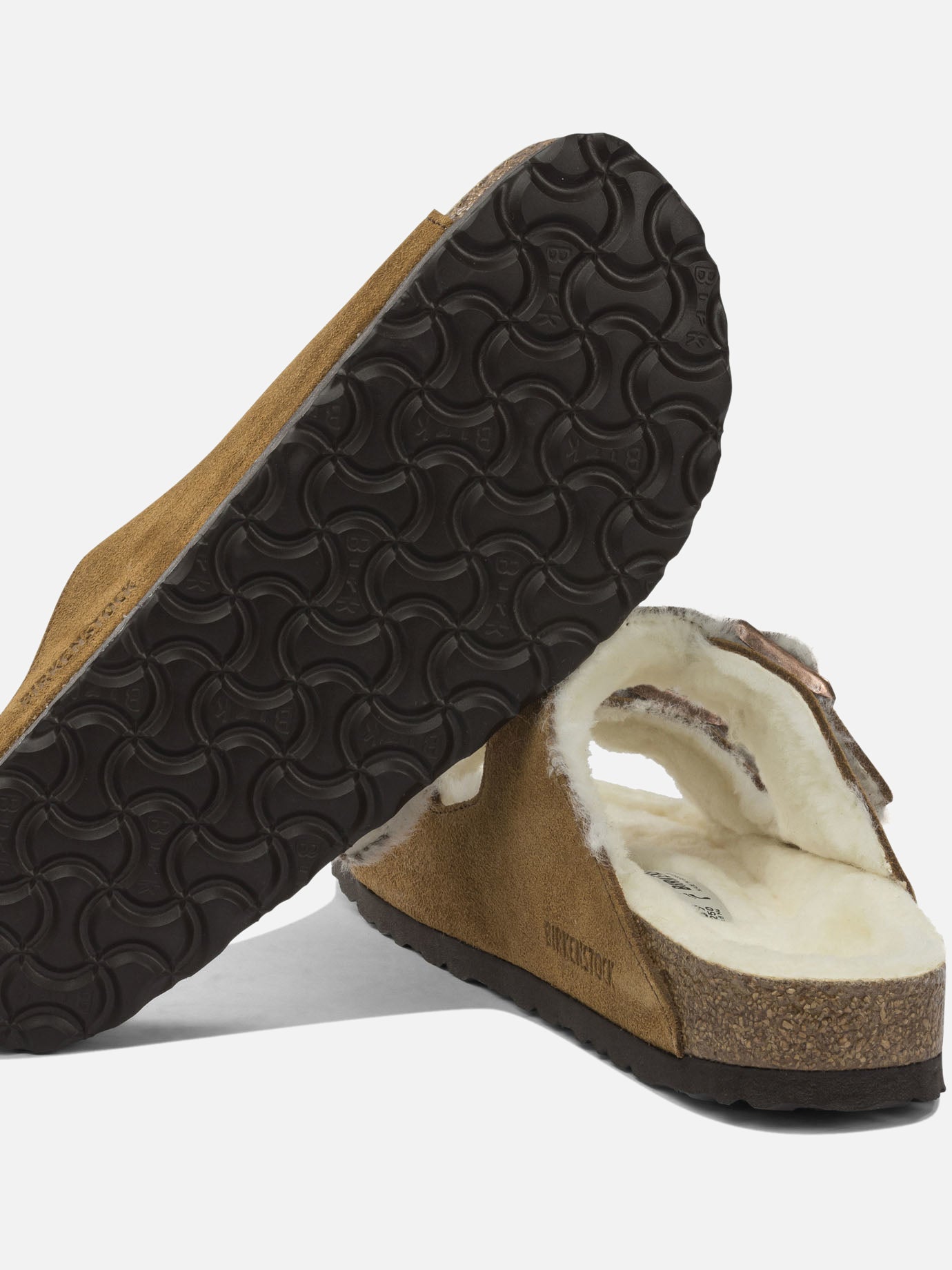 Flat sandals 100% leather - 100% rubber  Beige - Birkenstock Women | PDP | VIETTI Online Store | thumbnail_5
